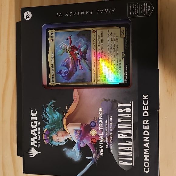 Magic Final Fantasy VI Commander Deck & Play Booster Pack - Picture 2 of 6